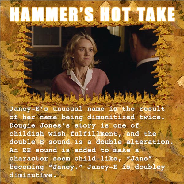Hammer's Hot Take: Janey-E's name